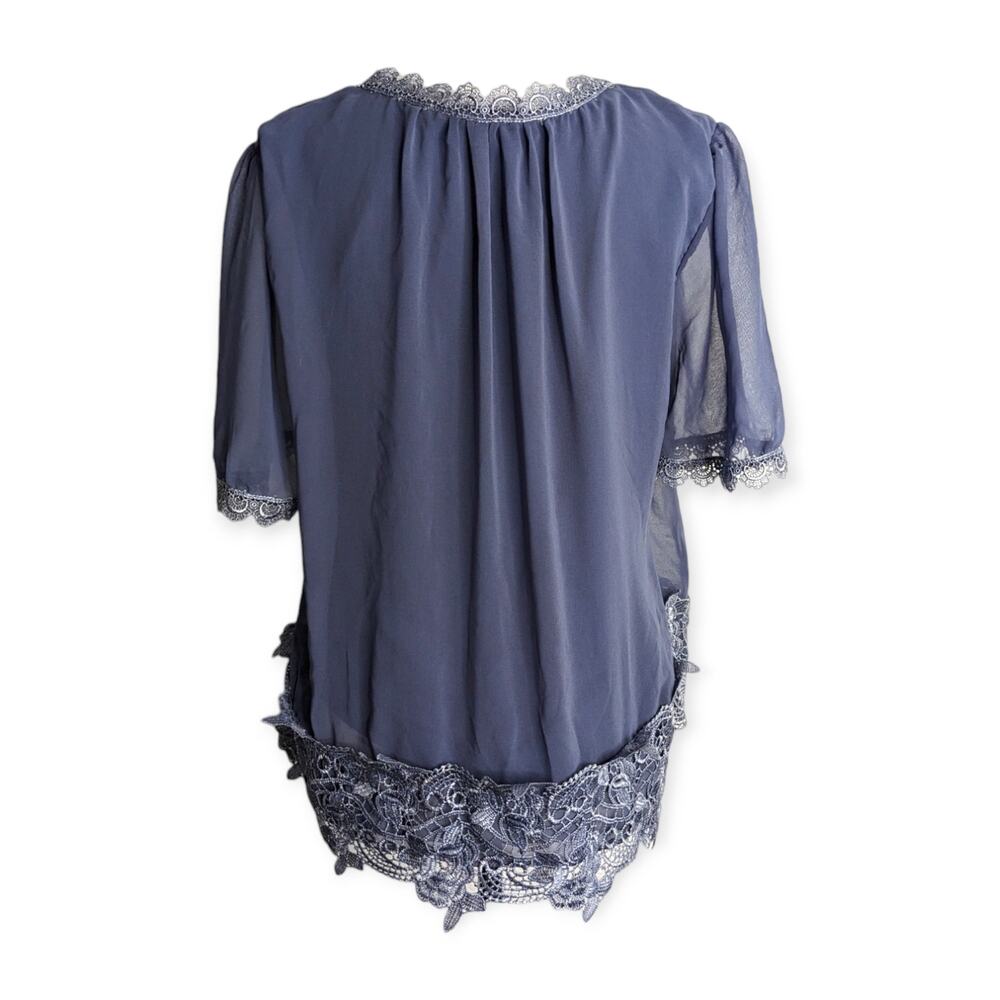 Pretty Angel lace & chiffon blouse - Picture 2 of 8